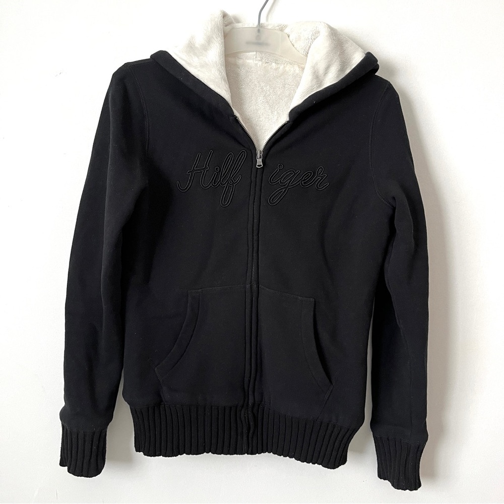 Tommy Hilfiger Woman’s Size Small Fleece lined Zip Hoodie